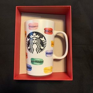 Starbucks French Macaroons Rainbow Mug 16 oz.